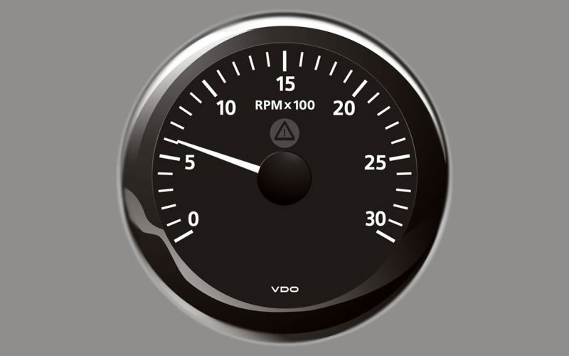 Marine Tachometer 3000 RPM Gauge